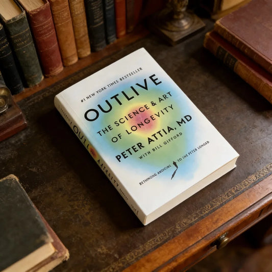 Outlive The Science & Art of Longevity English Paperback Healthy Aging Longevity Science Health Care Wellness Guide Book