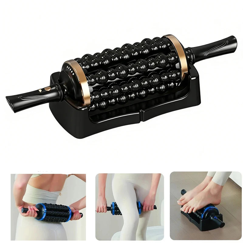Relax Stress Massager Hand Held Massager for Muscle Rolling Percussive Massager Powered Muscle Roller Massager Whole Body Relief