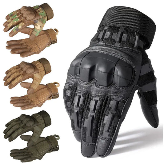 Tactical Full Finger Gloves for Men Ultimate Impact Protection Gloves Non-Slip Riding Shooting Fishing Multi-functional Gloves