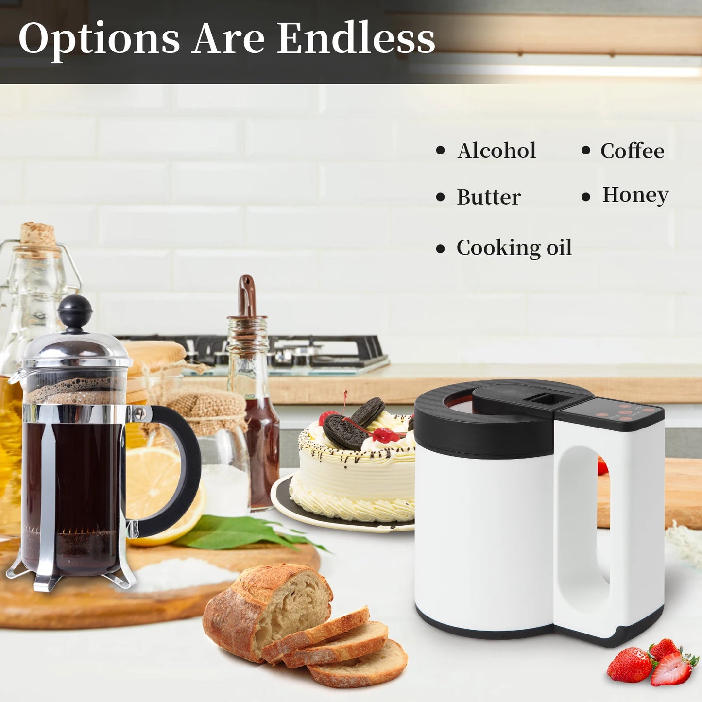 EnjoyHigh HerbAbility Decarboxylator and Infusion Machine,Herbal Oil,Tincture Maker,Oil Infusion and Decarb Machine